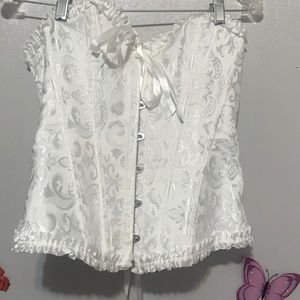A corset white